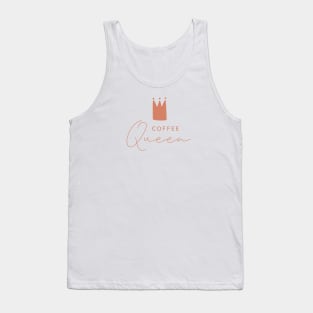 Coffee Queen in red letters Tank Top